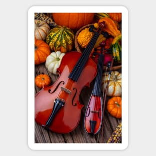 Stringed instruments Autumn Harvest Sticker